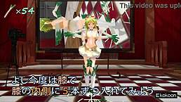 gumi dancing with leeks in caramalldansen mmd, so hot! 🔥