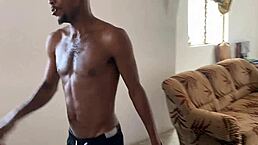 having a chat with my mummy about satisfying her on bed with monster cock