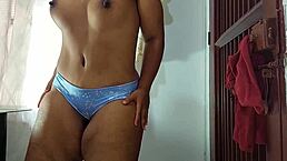 Ebony Mother Seduces with Her Stunning Fat Ass