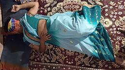 Hot Indian desi step brother-in-law banging sister-in-law in steamy bathroom sex, you watching?