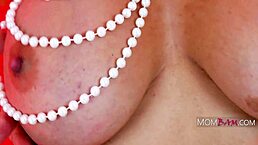 Milf licks herself clean off his cock after coming