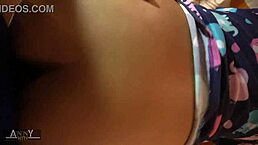 Hey, My Stepsister Keeps Sneaking Into My Room at Night, We Might Get Caught, I Pound Her So Hard She Moans and I Finish on Her Chest!