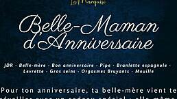 Belle-Maman’s Anniversary Surprise with FRENCH AUDIO PORN in Doggystyle Action