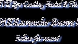 damn, watch this goth babe get throat plowed balls deep for facial!