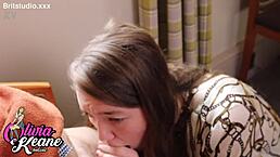 Watch this British teen suck off an older stranger – isn't she sexy?