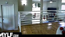 Scared of movies, so I sucked my boss's dick!