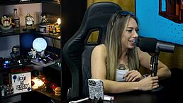 ruan caiu de boca na buceta da bianca demarchi no podcast ela gemeu muito de tesão - podcast pópum no barraco 😩