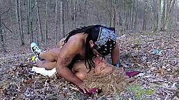 Don Whoe And Nina Rivera Fuck Roughly In The Woods