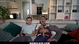 Wanna see sexy milfs ride their stepsons’ cocks during gaming sessions?