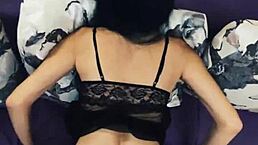 Graceful sex with slender milf in fishnet stockings