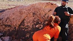 Hey inmates, wanna suck this officer’s big black cock now?