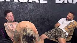 My first time sitting on a man's dick in porn