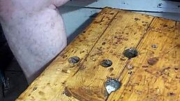 huge dildos stretching my oiled anal hole for double penetration