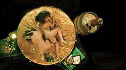 Lesbian Milf Bobbi Dean Gets Sensual Massage from Petite Blonde Teen Girlfriend