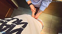 pov of galaxydoll sitting on your face during holiday in california