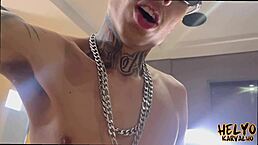 Uncovering partner's secret and diving in hard.