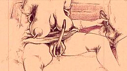 Vintage Erotic Illustration Stirs Deep Feelings