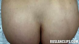 Stepsis Anna Angel surprises with a hardcore creampie as a Thanksgiving gift, bent over in POV reality.