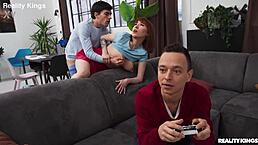 Asian freak kimberly chi and blasian loni legend are nutty lovers in the hood 😜