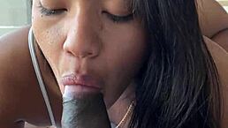 i give him a delicious blowjob with deep throat before leaving -amateur couple- nysdel