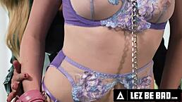Lez Be Bad - Tied Up Petite Blonde Lexi Lore Fisted Hard by Dominant Milf Ariel X.