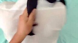 Skinny Latina Student in Uniform Gets Banged Hard by Amateur Stud