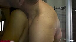 hot babe licking pussy with big tits and cum