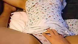 Petite 18-Year-Old Novinha Loves Being Touched in Lingerie