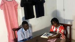 fake tailor shop, i let him fuck me with big dick for work