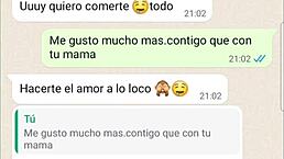 Latina Lady Begs for More on Web Chat in Phone Sex Part 2!