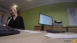 Blonde Ficks for Cash in Mercedes Loan Deal.