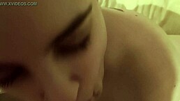 luna gets a facial with dildo and toys