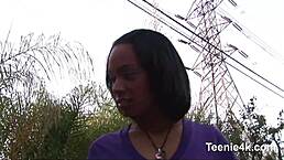 teen 18+ gets hairless cunt licked and fucked hard with cumshot.