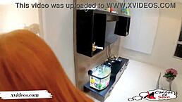 Brazilian babe sucks cock and joins wild public flashing