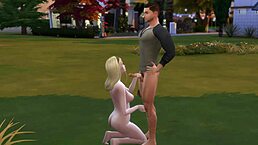 Military Man Enjoys Park Time