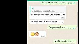 Latina Lady Begs for More on Web Chat in Phone Sex Part 2!