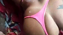 Exhibitionist Couple Bangs Hard On Public Beach With Stranger Joining Cumshot