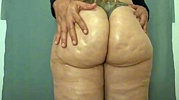 Working my stepmom’s big Colombian ass at home alone