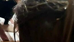 A couple of friends at home decide to have some fun, leading to a creampie in her vagina.