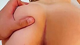 I feel so aroused as my best friend's cock slides in easily, cumming fast without a condom