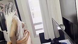 Lesbian Threesome in the Kitchen with Dirty Talk