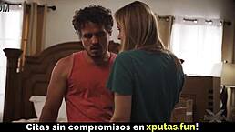 She craves taboo sex with family in Spanish subbed Latina action