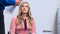 i deepthroat blonde in office, fuck hard