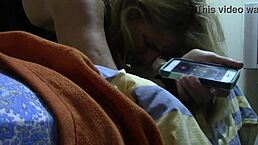 On the phone with neighbors