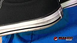 cassandra cain makes you worship and clean her sneakers with passion!