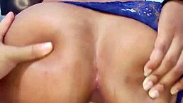 Brazilian Ebony Teen's Big Ass Gapes After Intense Anal Assfucking With Bouncing Cock