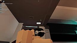 扶她干荡妇 在狂野Roblox公寓动作