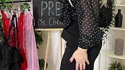 Hot teacher in sexy outfits