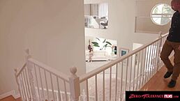 Maya Woulfe's Forbidden Ass Ride With Stepdad's Big Dick