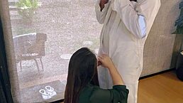 My Wife Sucks Me Off After Work! Damn, So Hot!